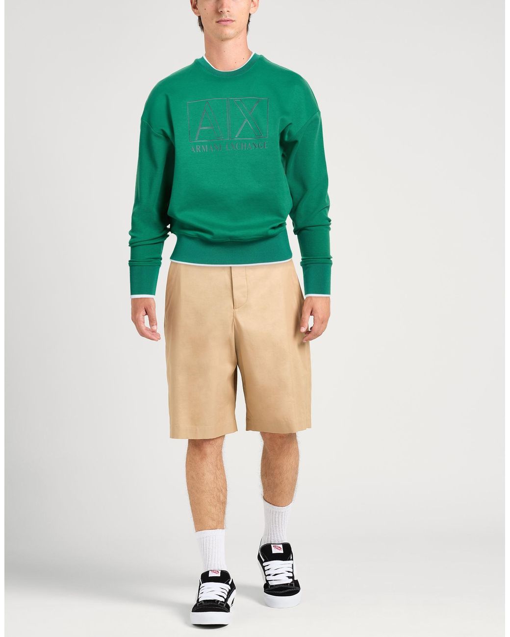 ARMANI EXCHANGE Green Sweatshirts for men