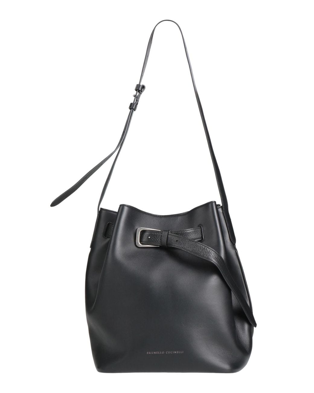 Brunello Cucinelli Black Shoulder Bag Leather