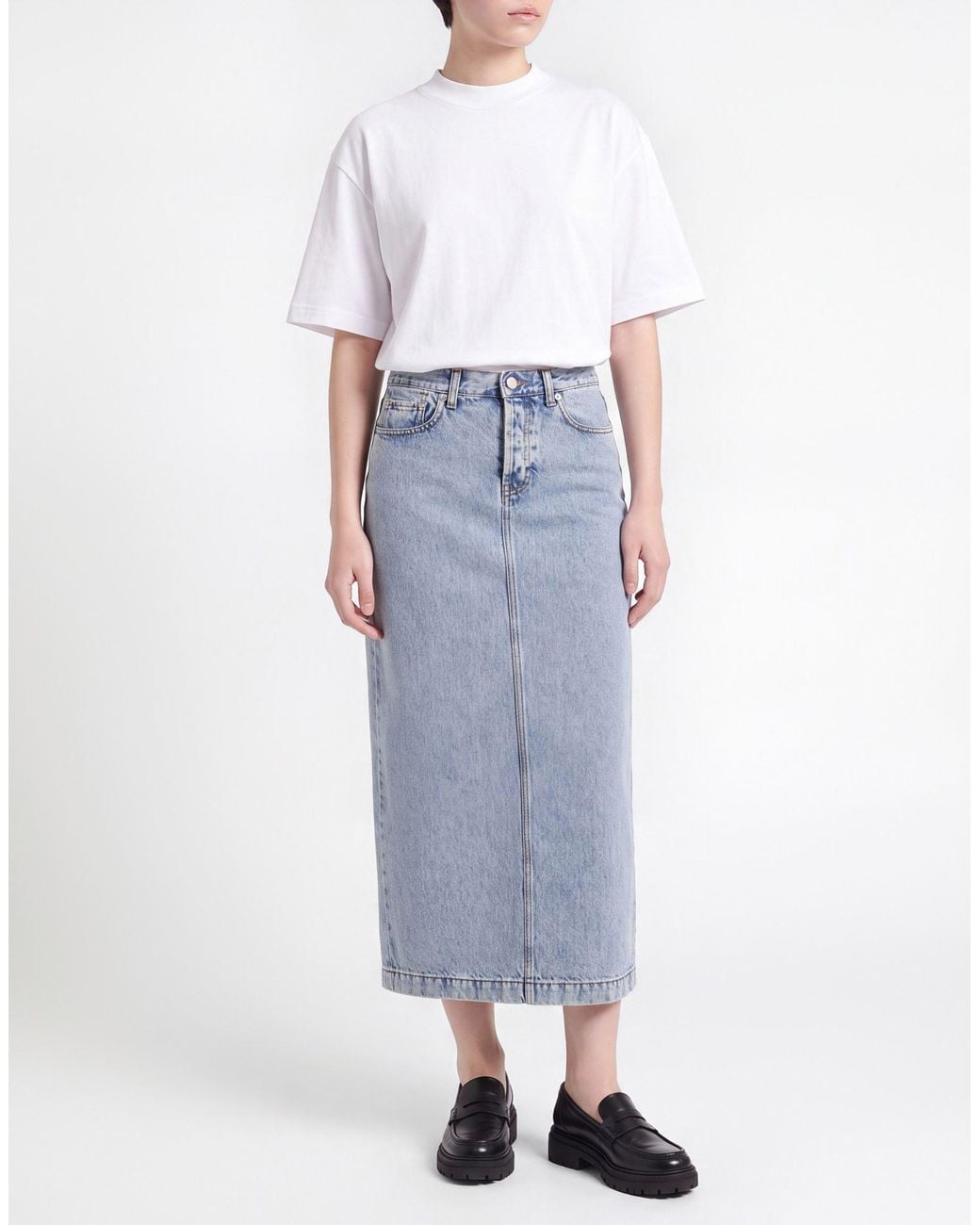 Fabiana Filippi Blue Denim Skirt
