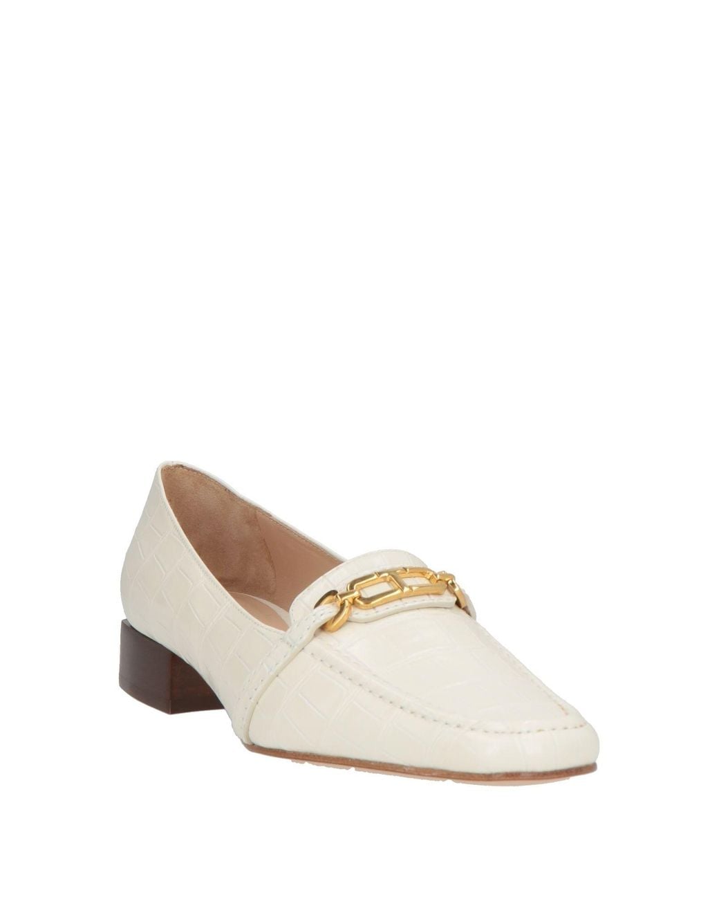 Tom Ford Natural Ivory Loafers Goat Skin