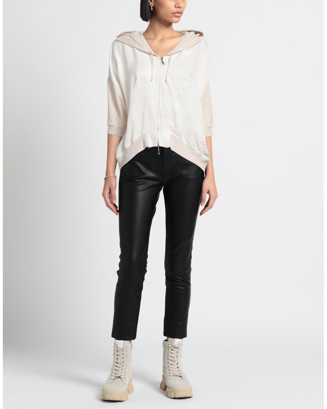 European Culture White Sweatshirt