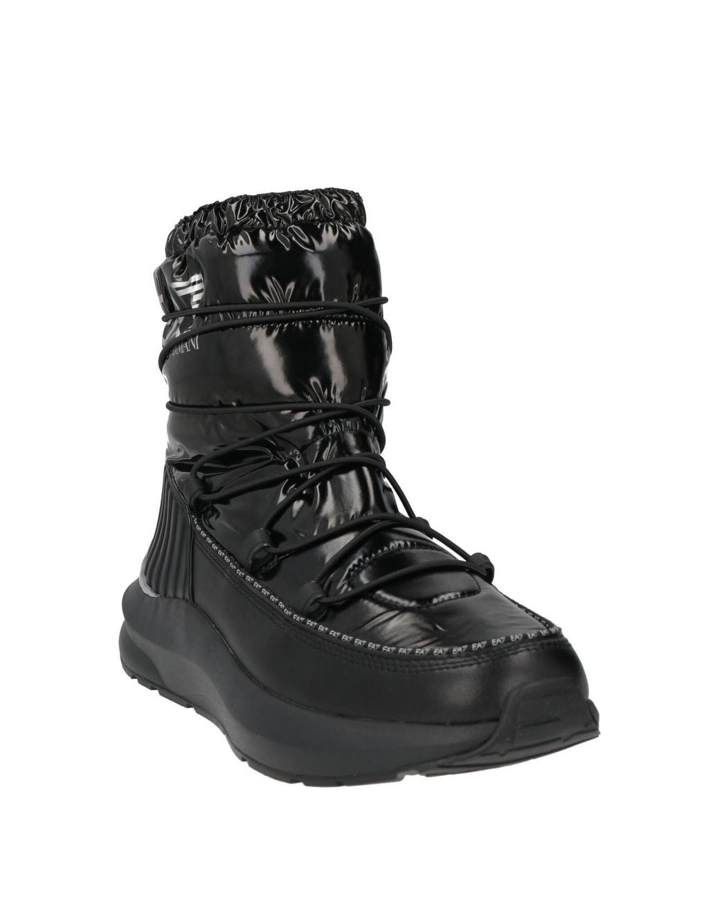 EA7 Black Ankle Boots for men