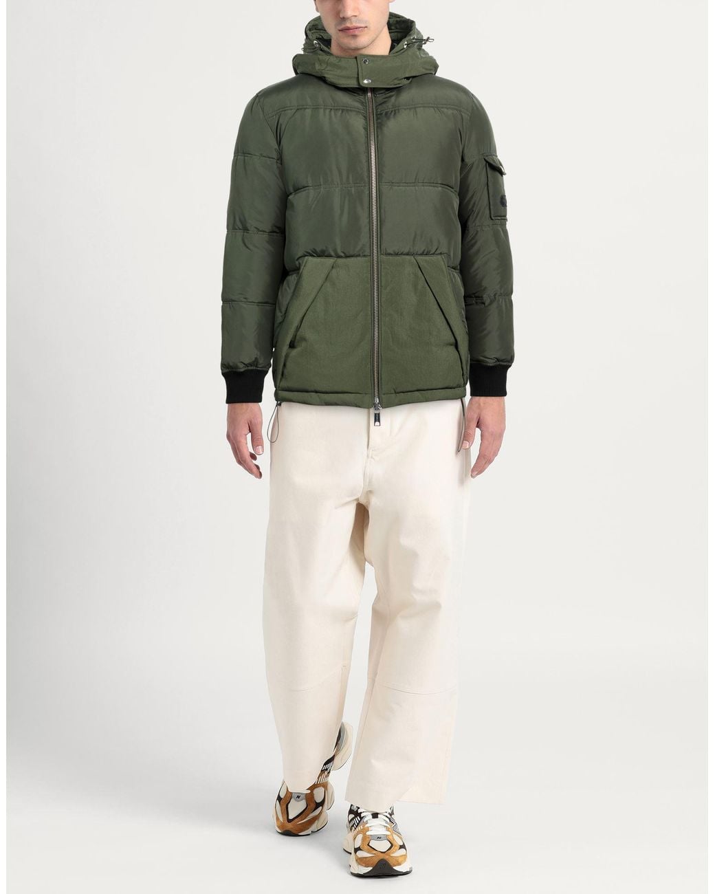 ALPHATAURI Green Puffer for men