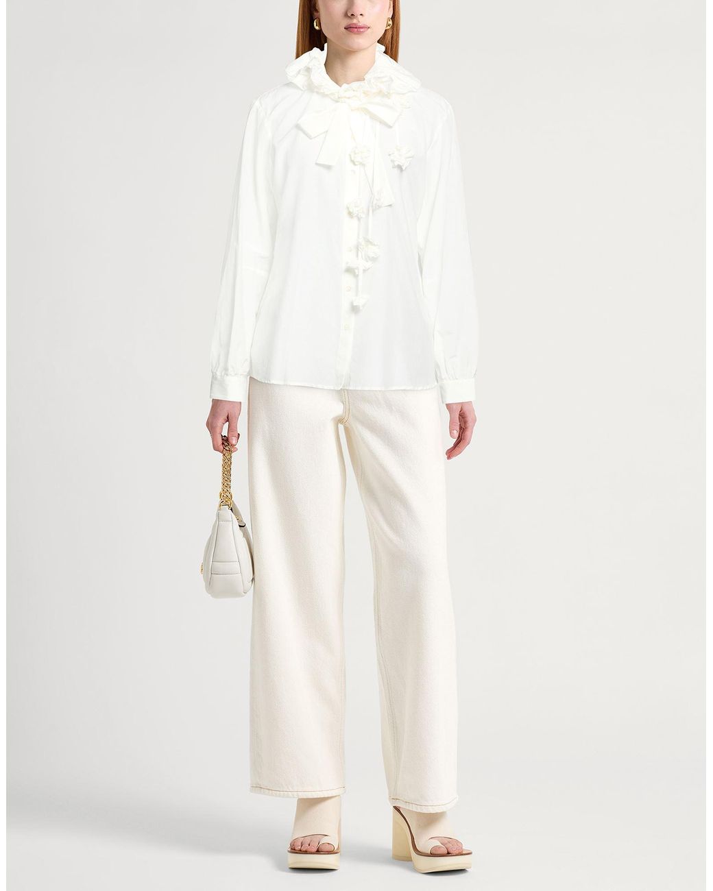 Chemise High en coloris White