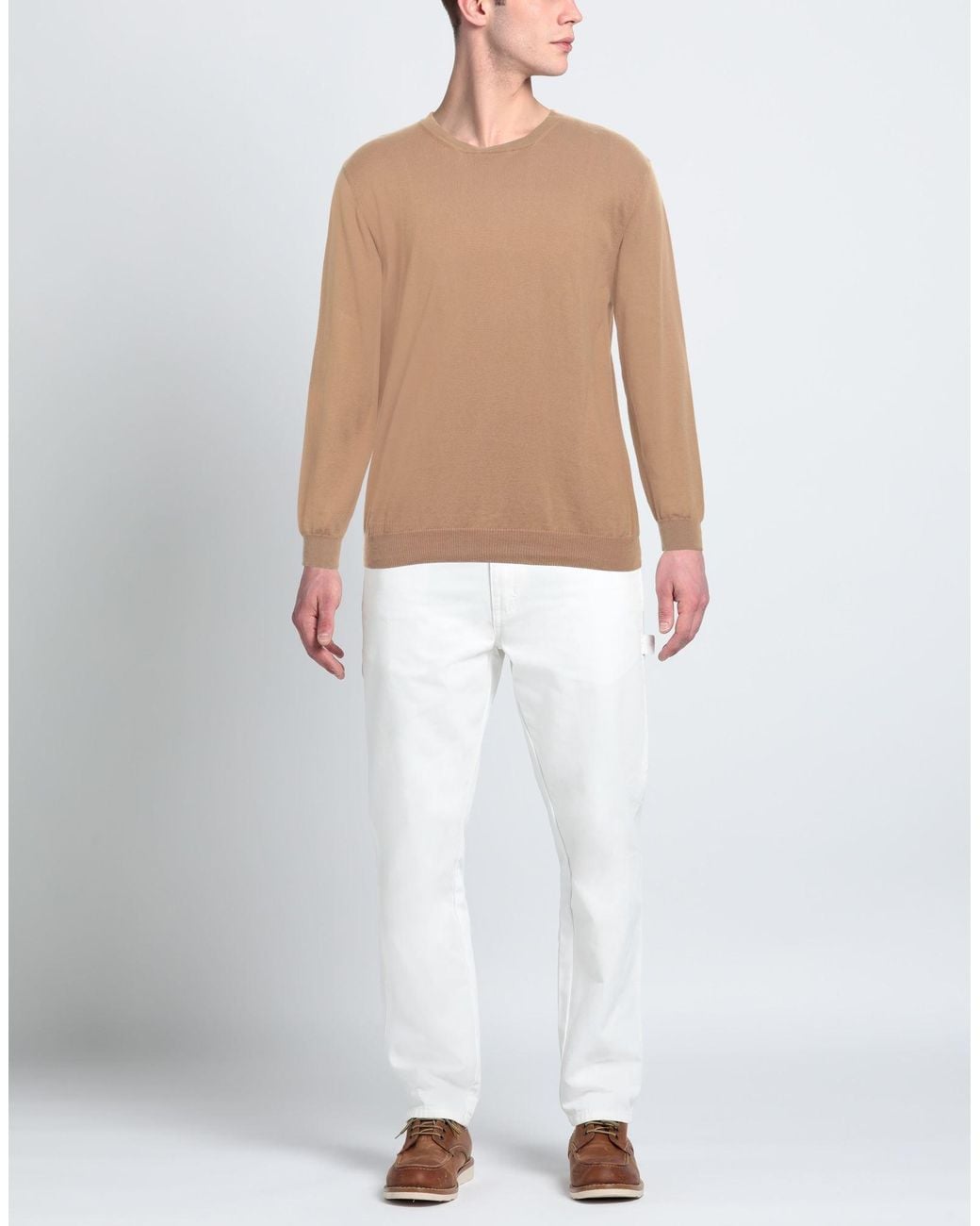 CAPSULE KNIT Natural Jumper for men