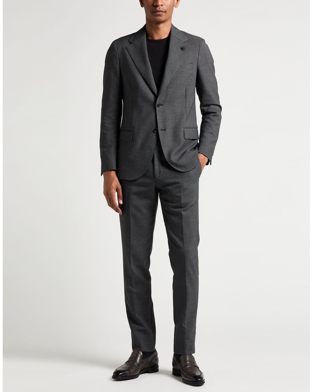 Lardini Black Suits for men