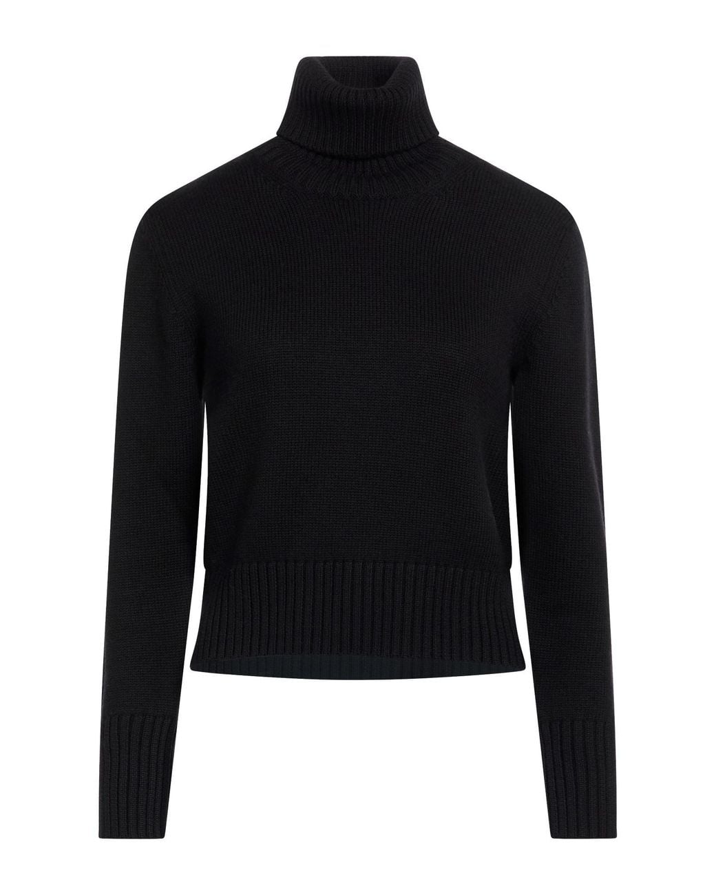 Alpha Studio Black Turtlenecks