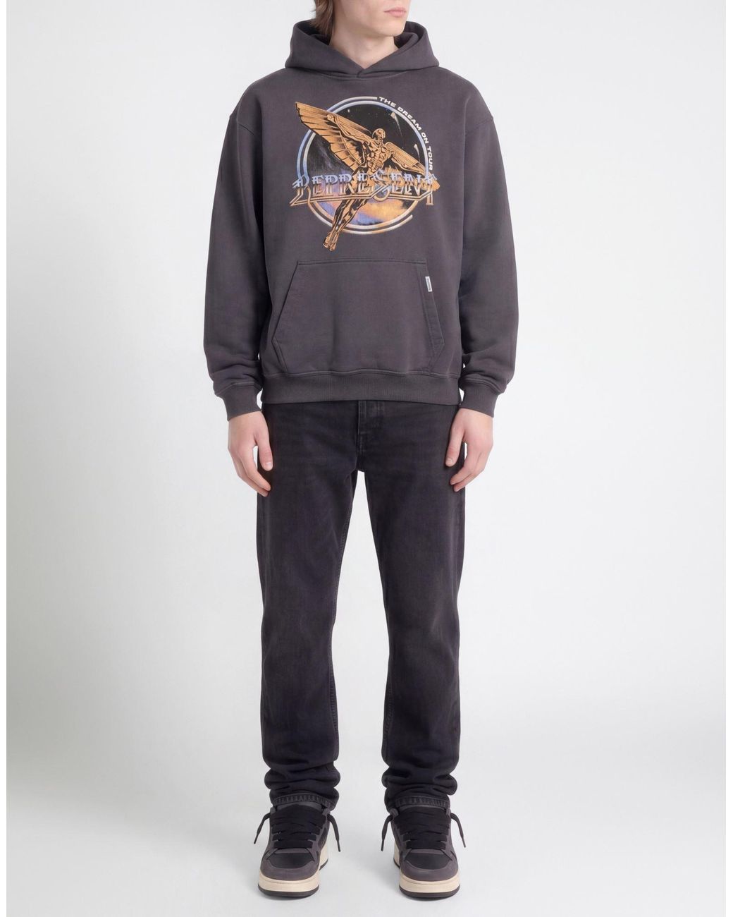 Represent Gray Sweatshirt Cotton for men