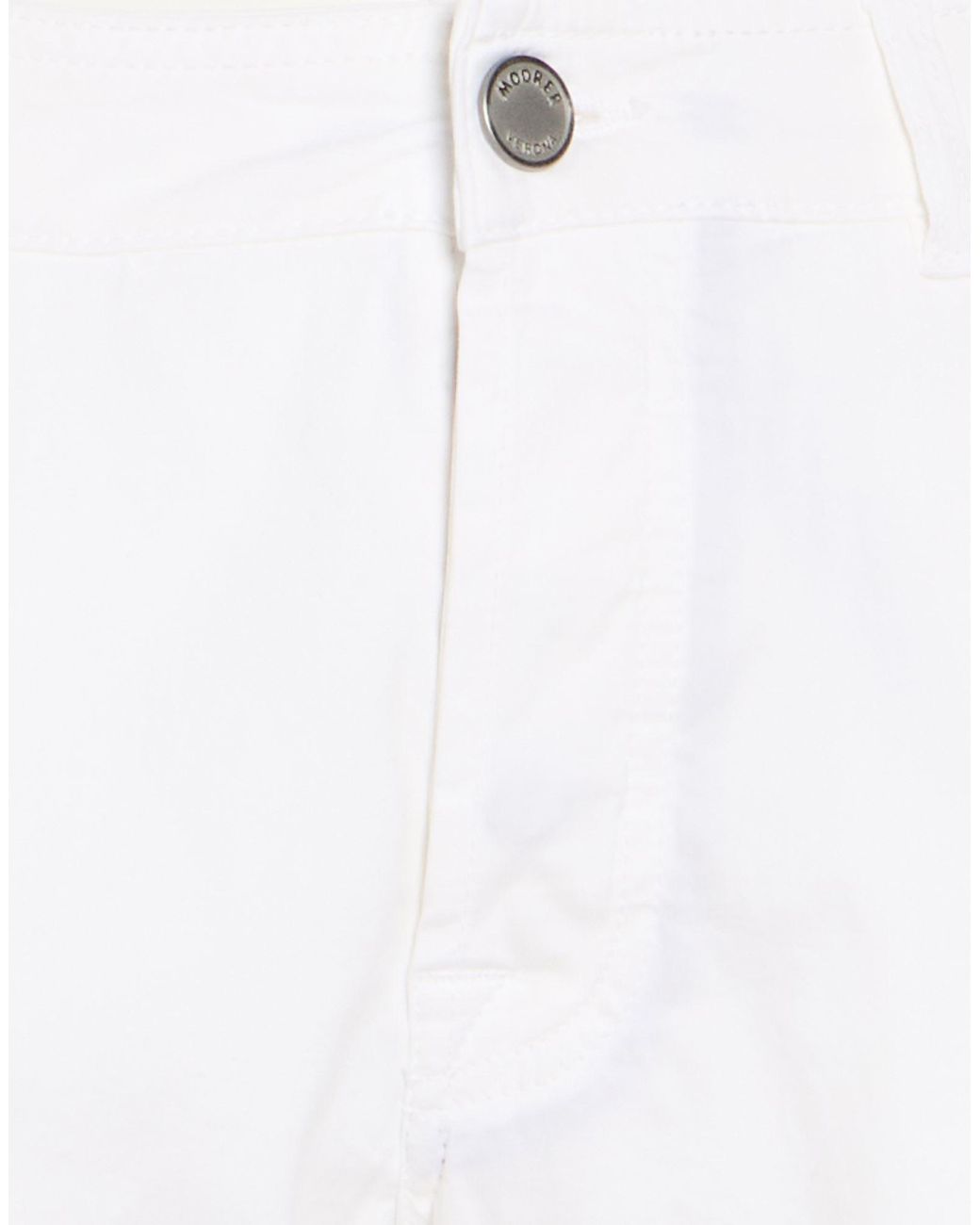 Moorer White Trouser for men