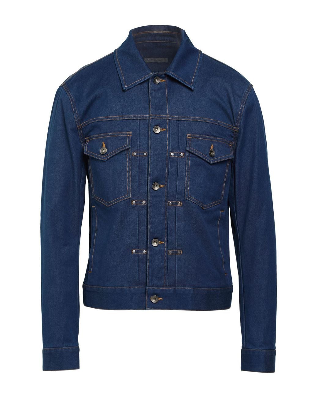 John Varvatos Blue Denim Outerwear for men