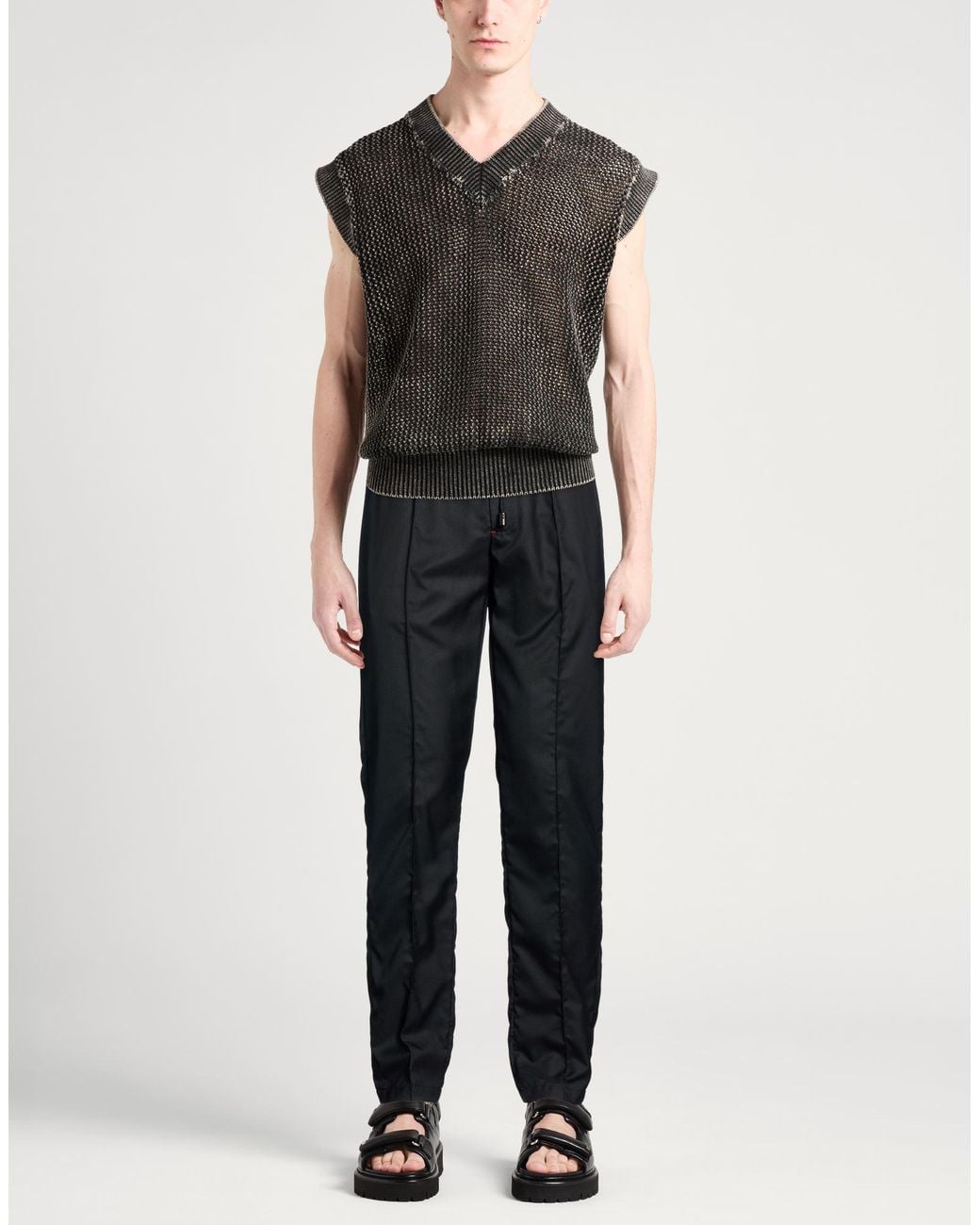 Isaia Black Pants for men