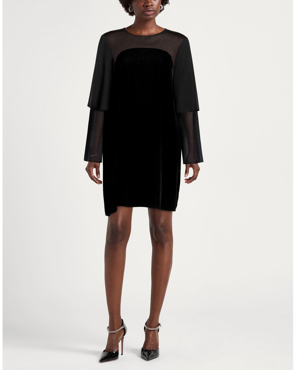 Fracomina Black Mini Dress