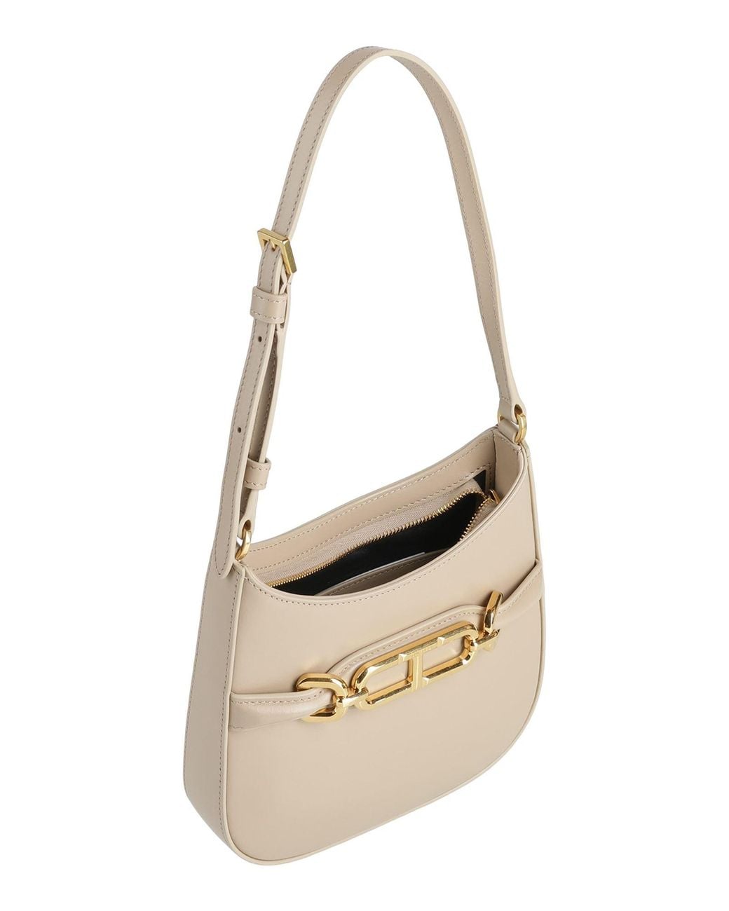 Tom Ford White Shoulder Bag Cow Leather