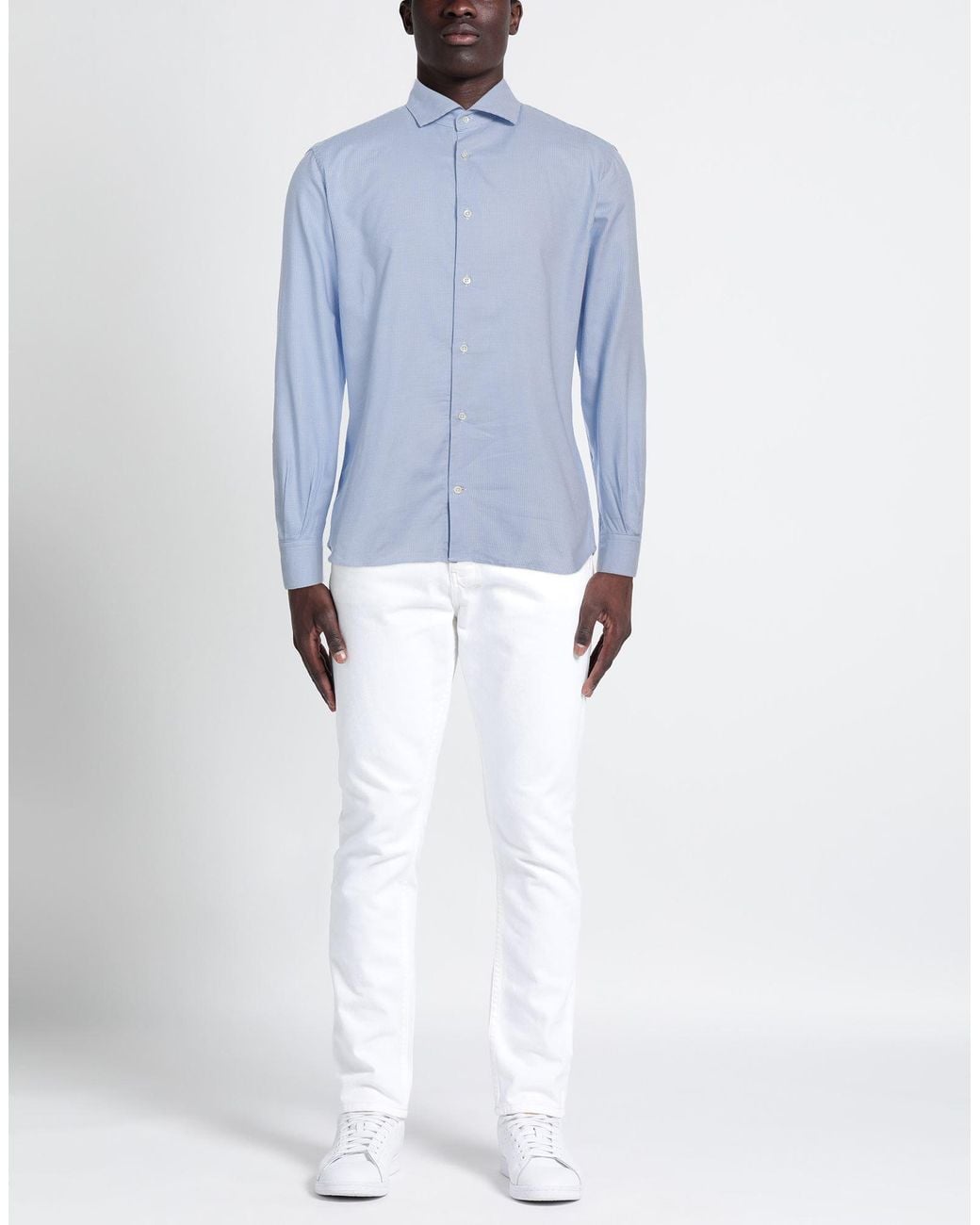 Glanshirt Blue Shirt for men