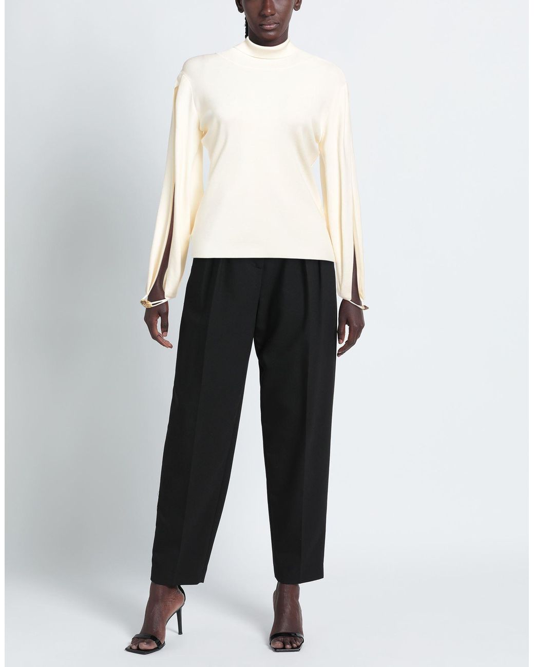 Chloé White Rollkragenpullover