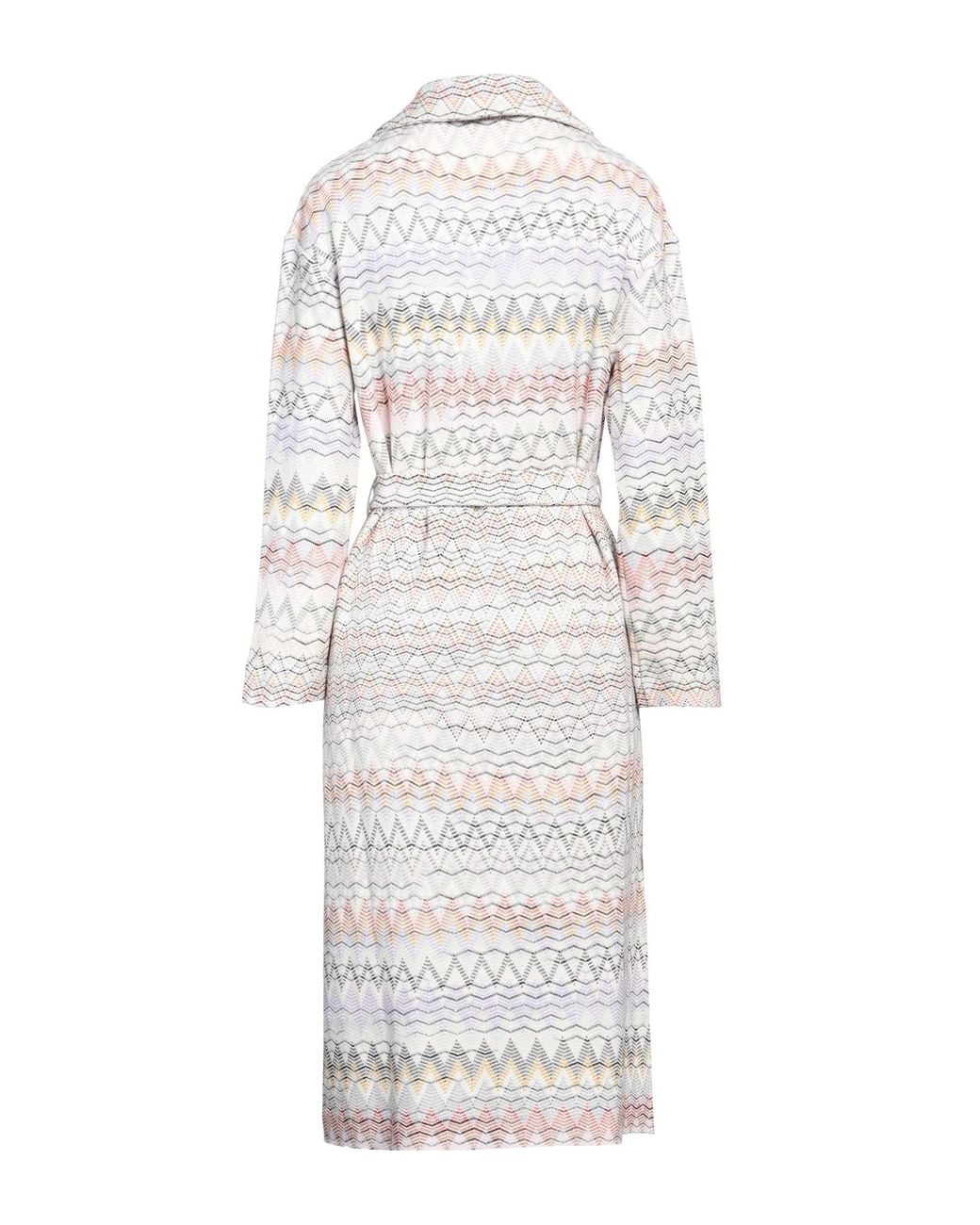 Missoni White Overcoat & Trench Coat
