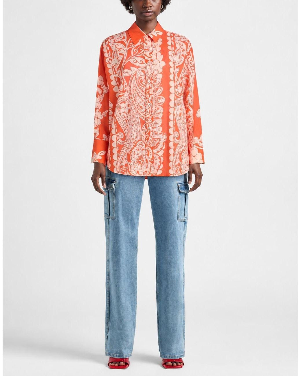 Camisa Beatrice B. de color Orange