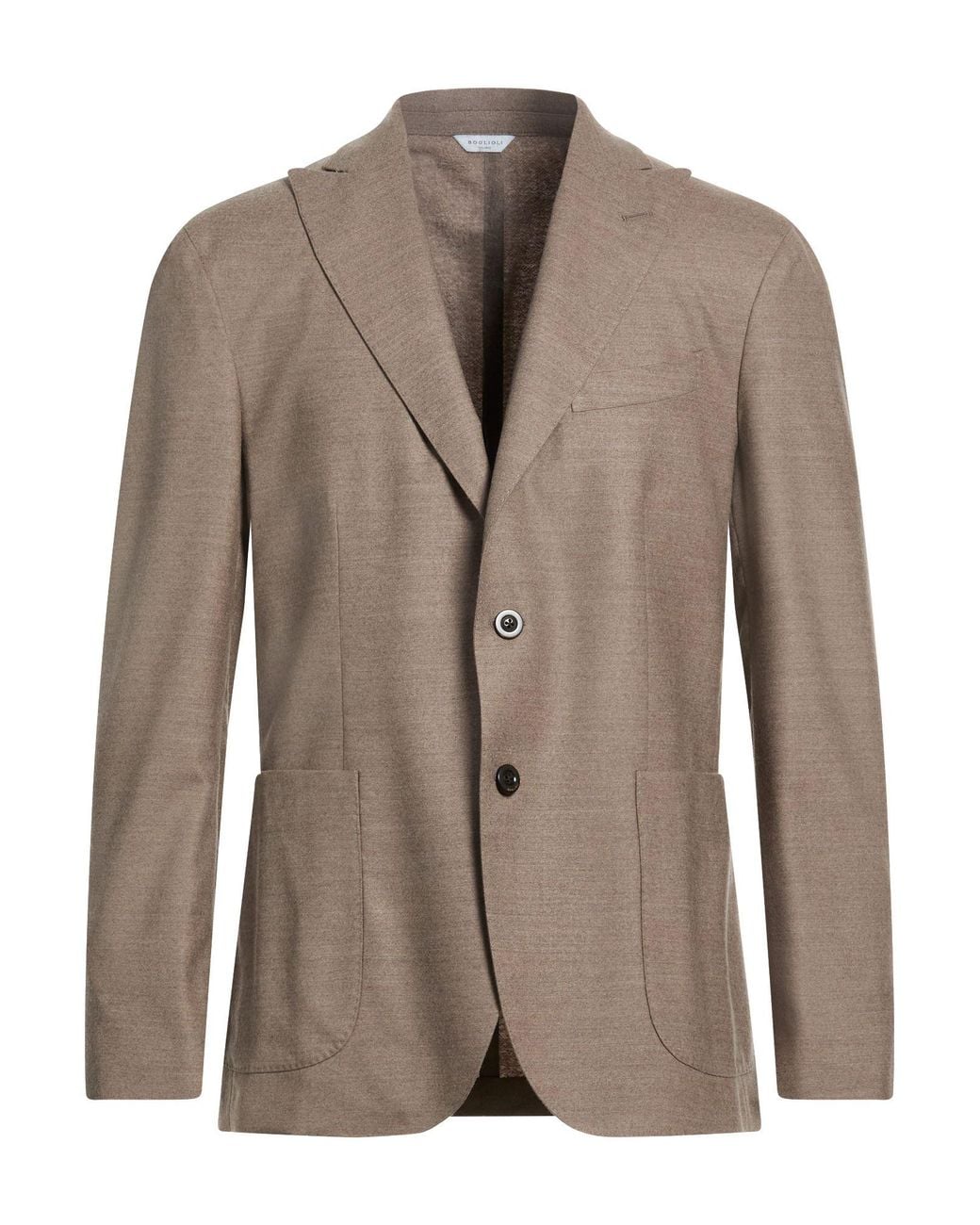 Boglioli Brown Blazer Virgin Wool for men
