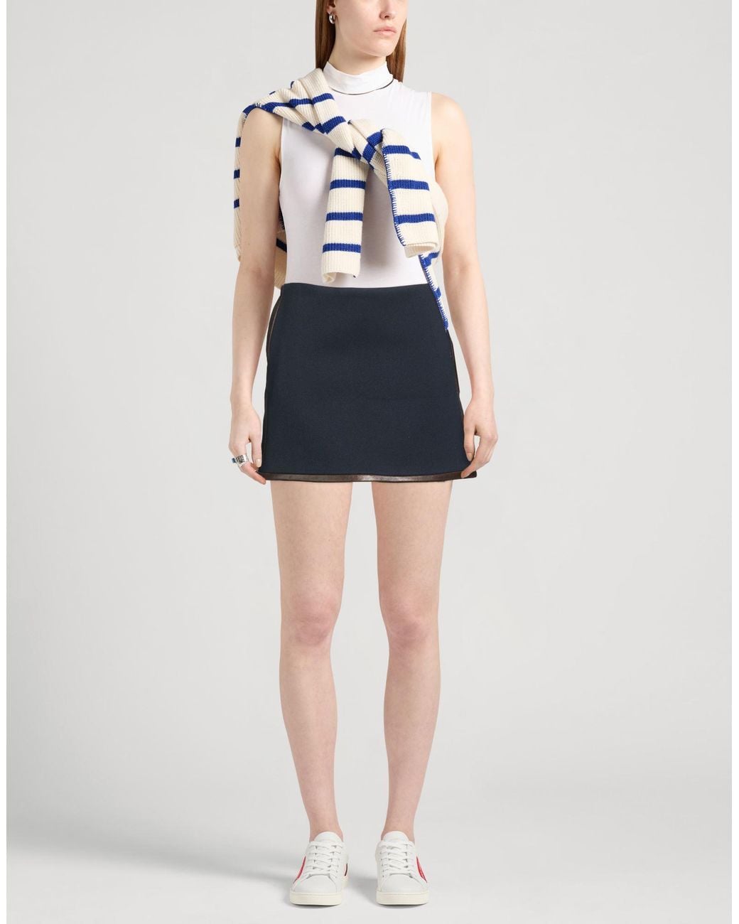 Sandro Blue Mini Skirt