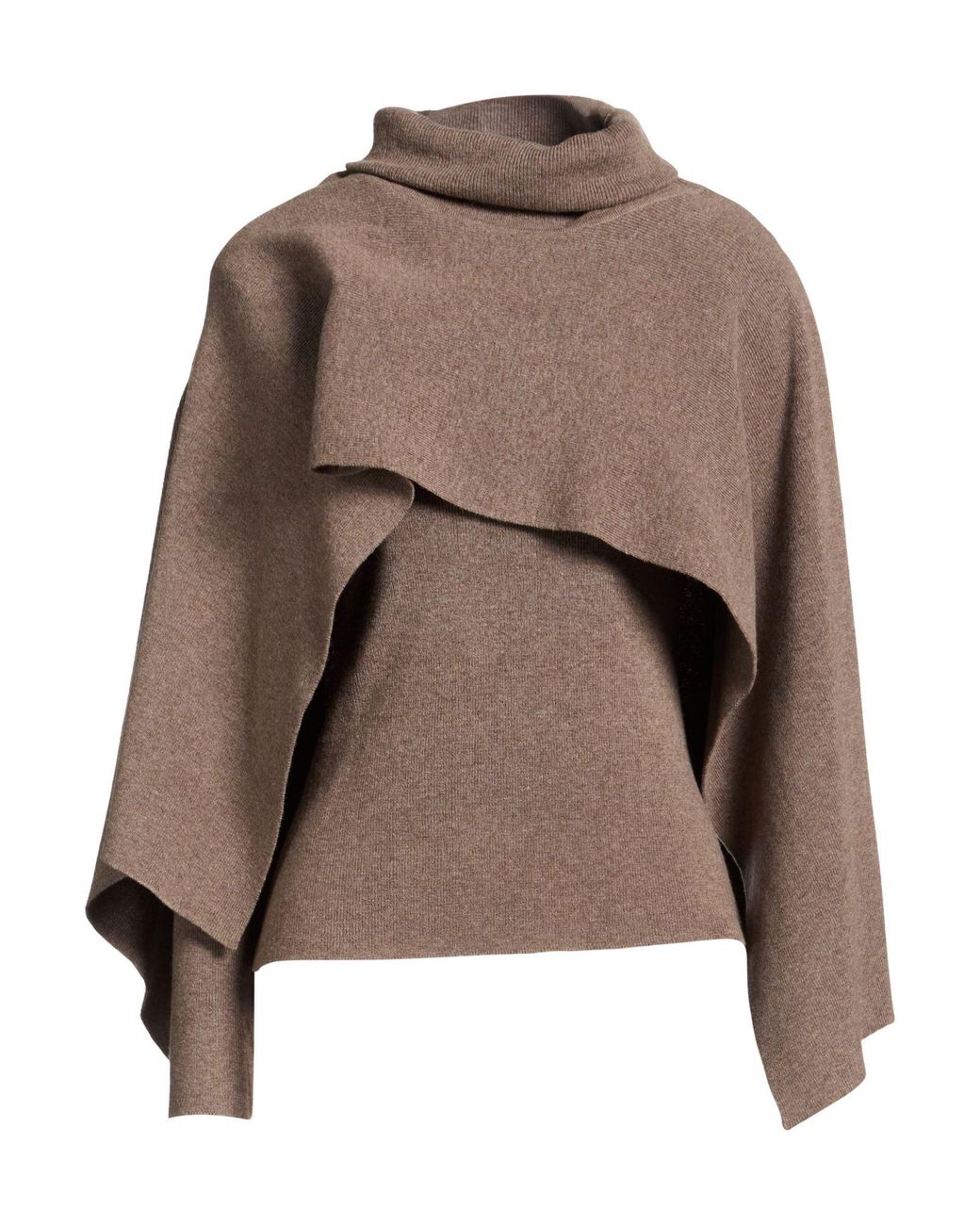 Magda Butrym Brown Turtleneck Wool