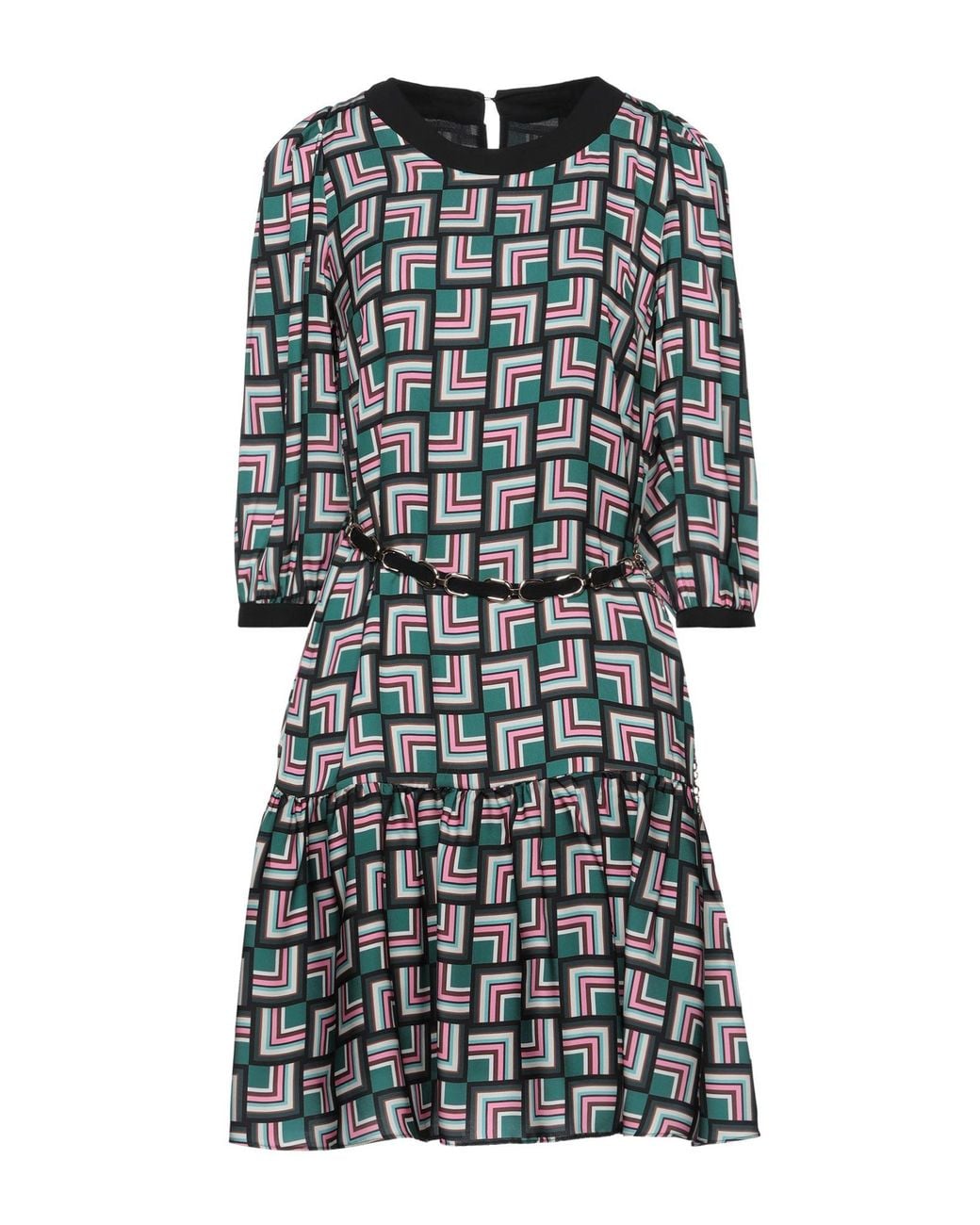 Hanita Green Mini Dress