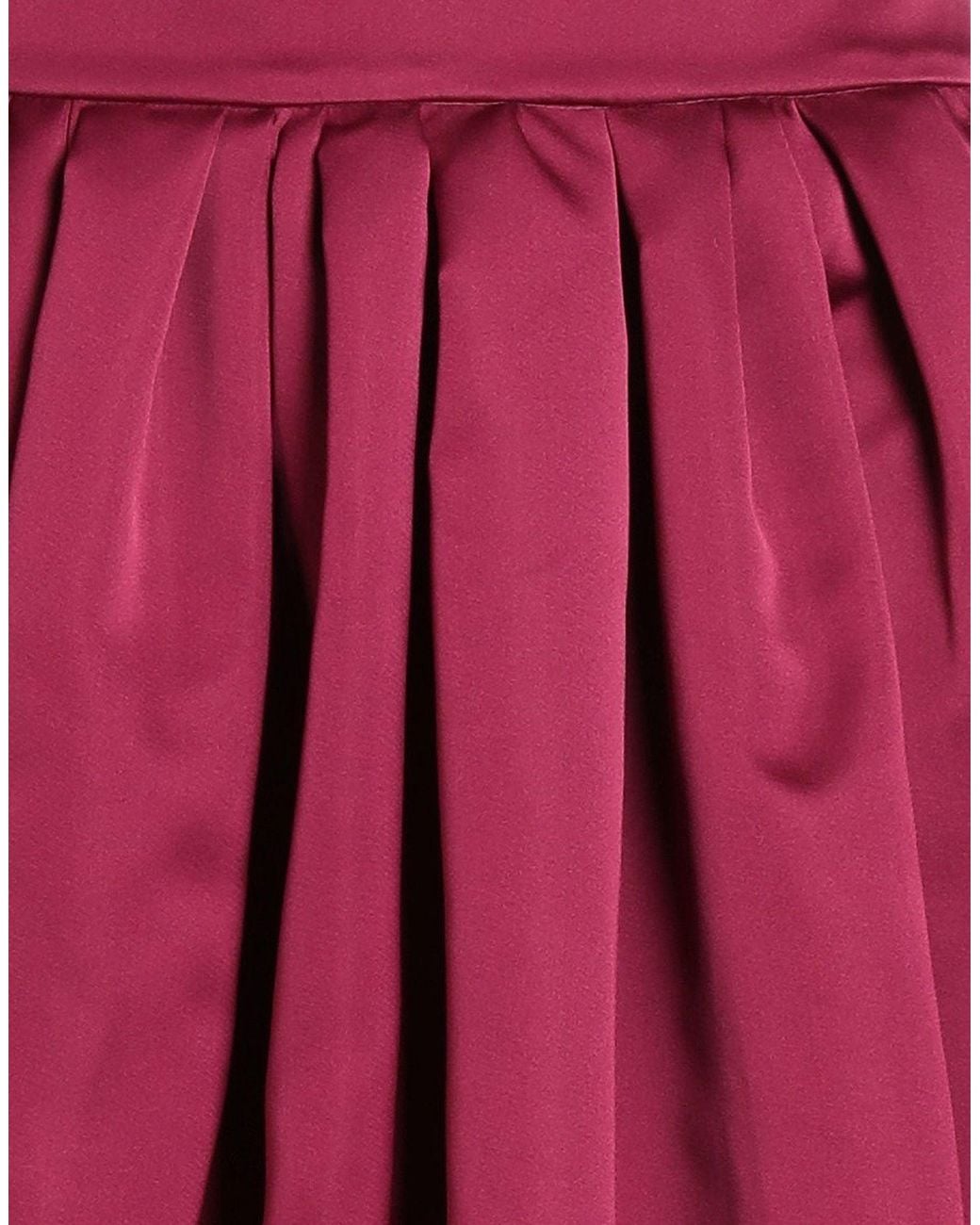 Rochas Red Maxi Skirt Polyester