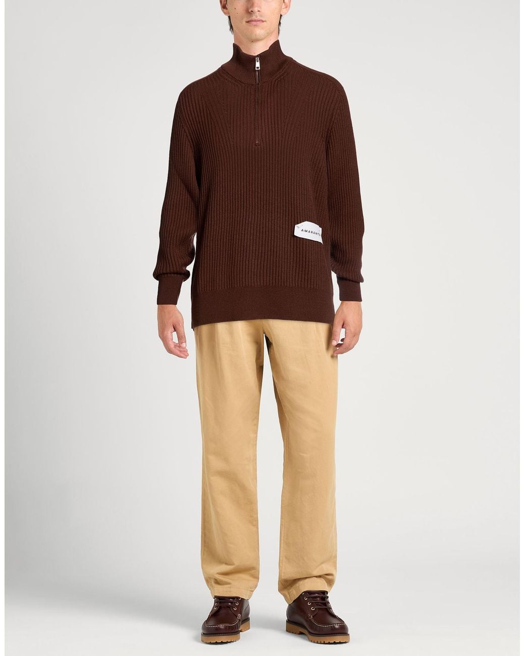 Pullover di Amaranto in Brown da Uomo