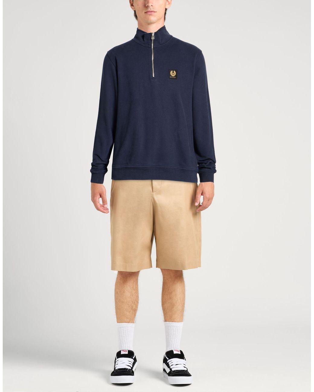 Belstaff Blue Midnight Sweatshirt Cotton for men