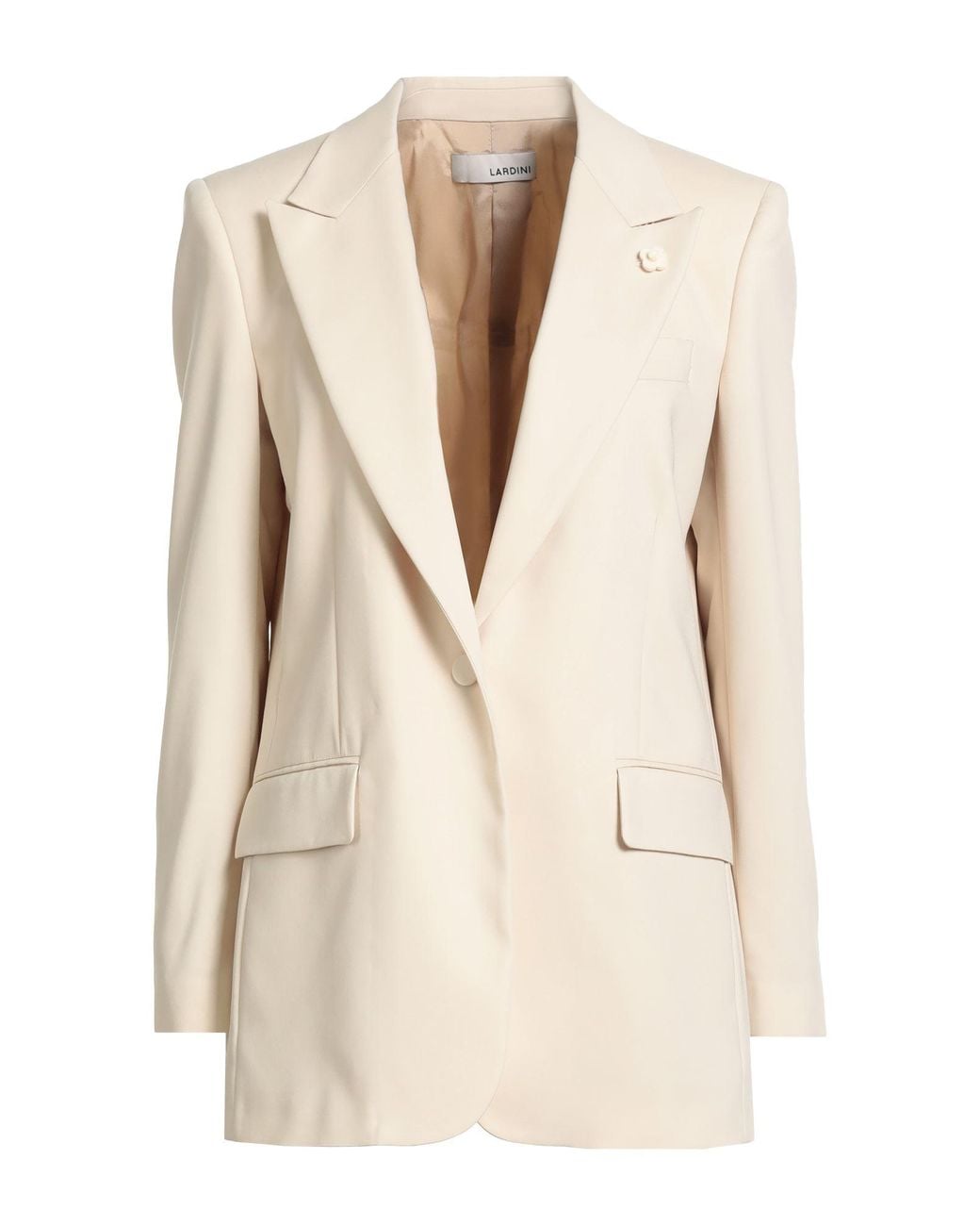 Lardini Natural Blazer Cotton, Polyamide, Elastane