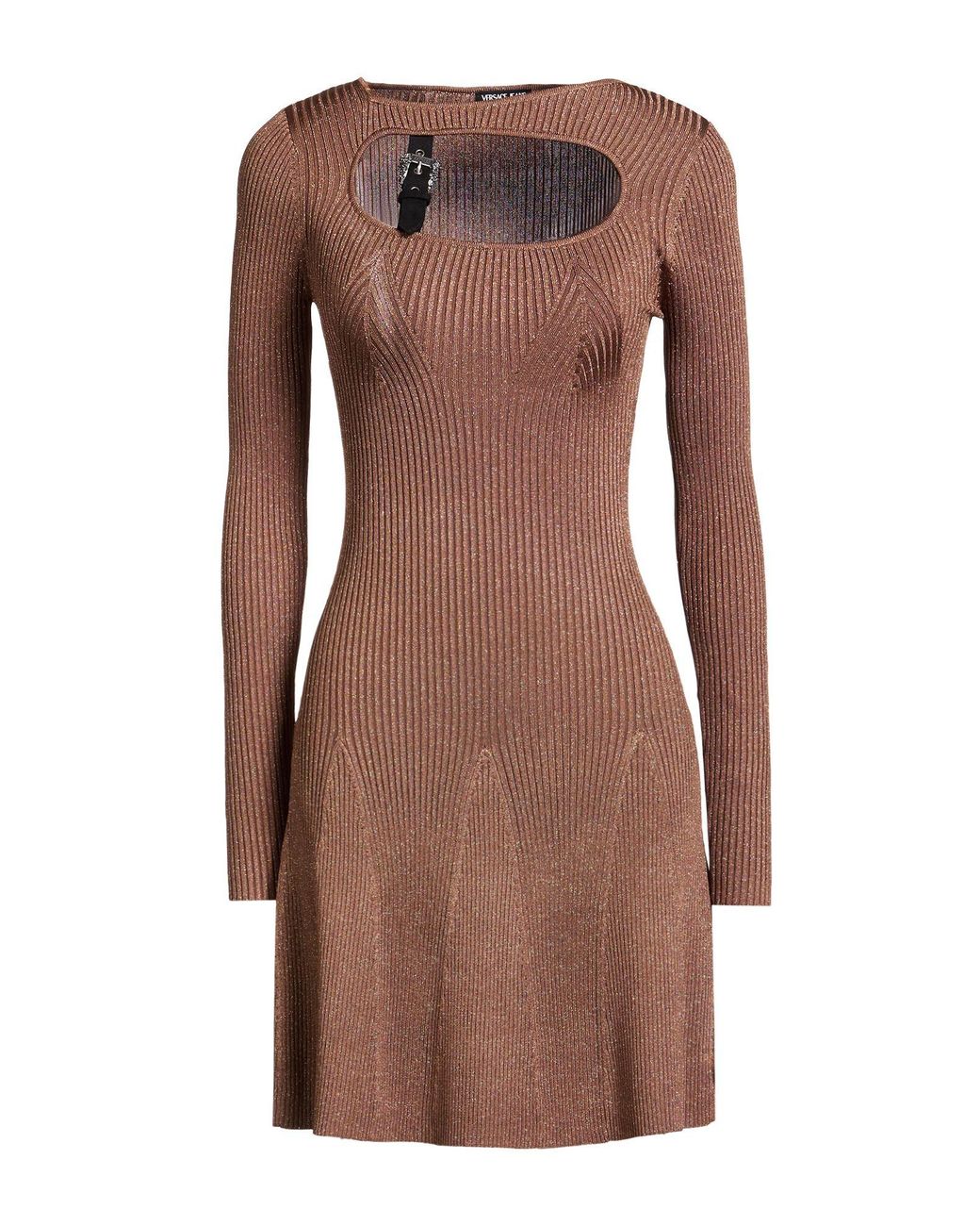Versace Jeans Couture Brown Mini Dress