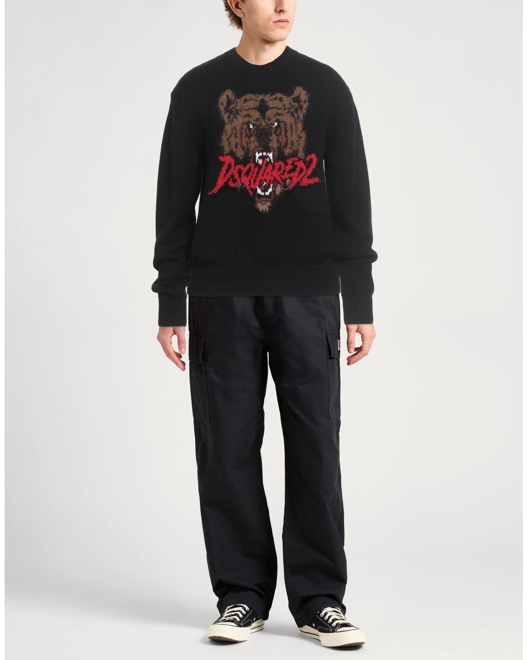 Pullover DSquared² de hombre de color Black