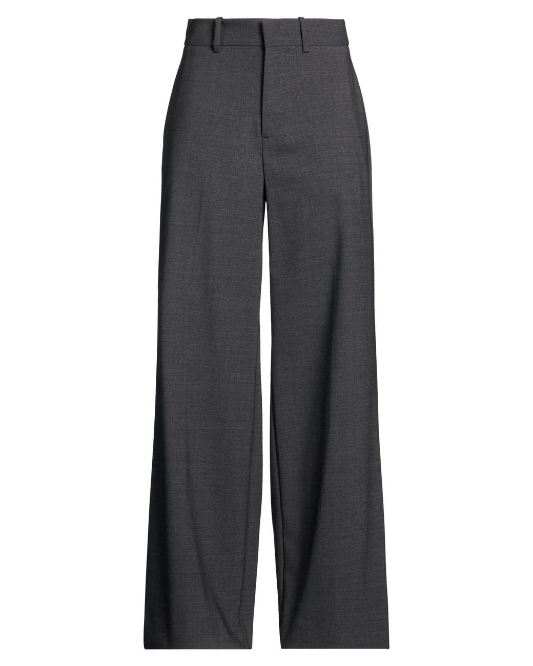 P.A.R.O.S.H. Gray P.A.R.O..H. Charcoal Pants Virgin Wool, Elastane