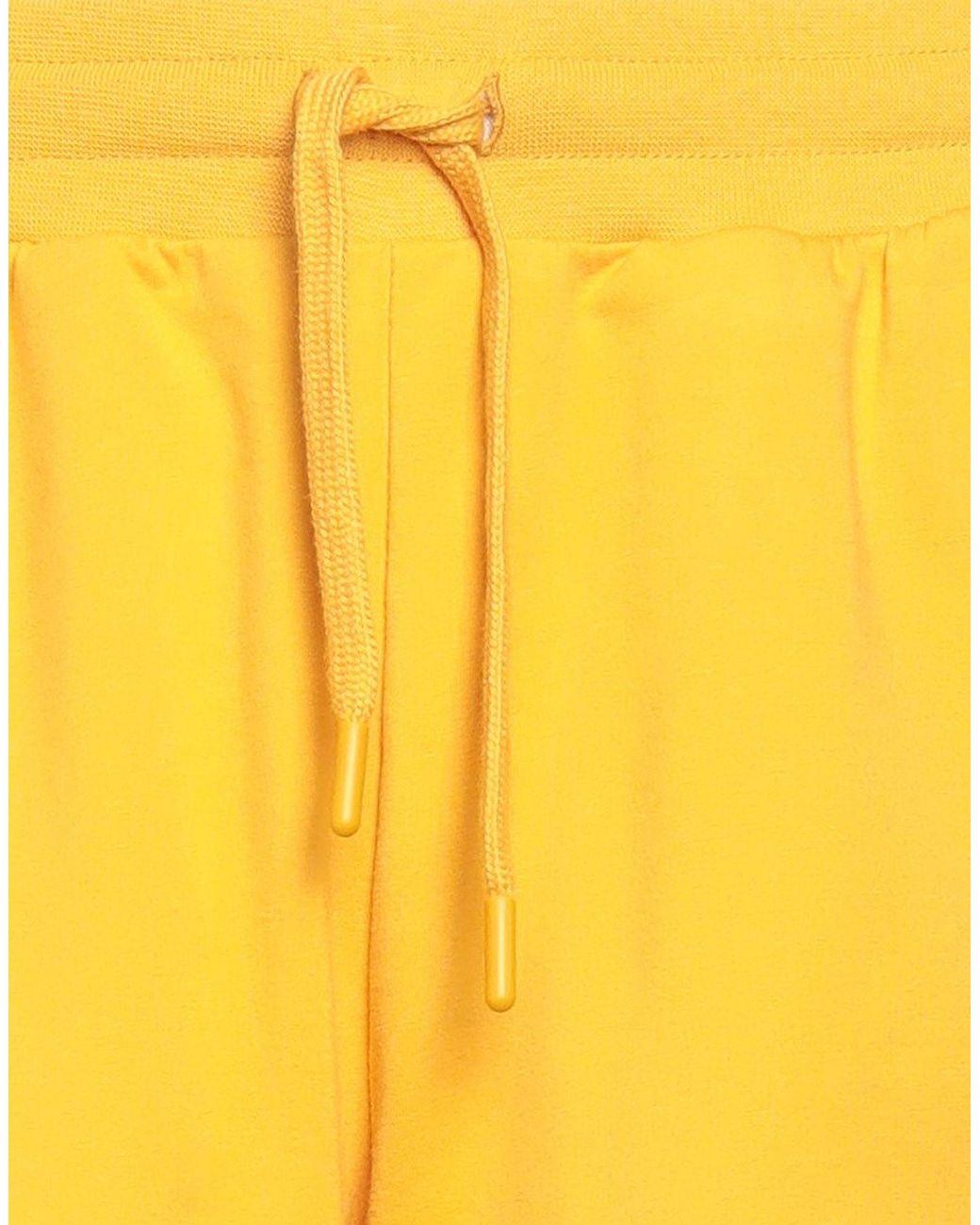 EA7 Yellow Marigold Shorts & Bermuda Shorts Cotton, Polyester, Elastane for men