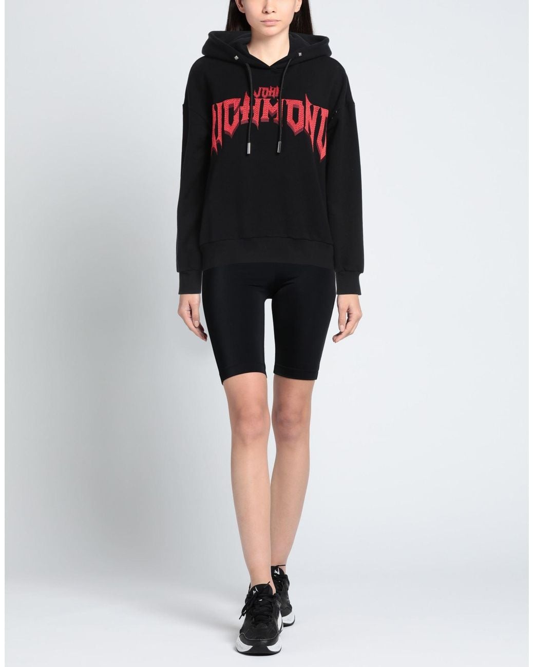 John Richmond Black Sweatshirt Cotton