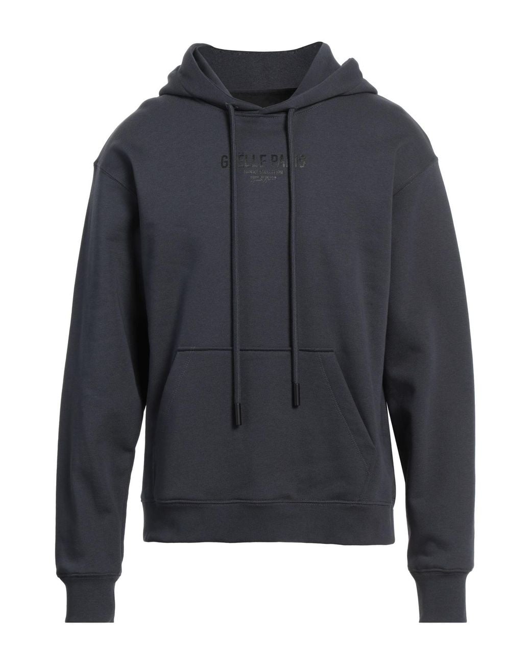 Gaelle Paris Blue Sweatshirt Cotton, Polyester, Elastane for men