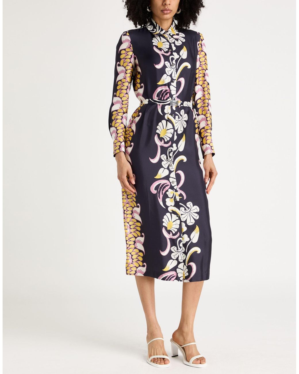 Tory Burch White Midi Dress