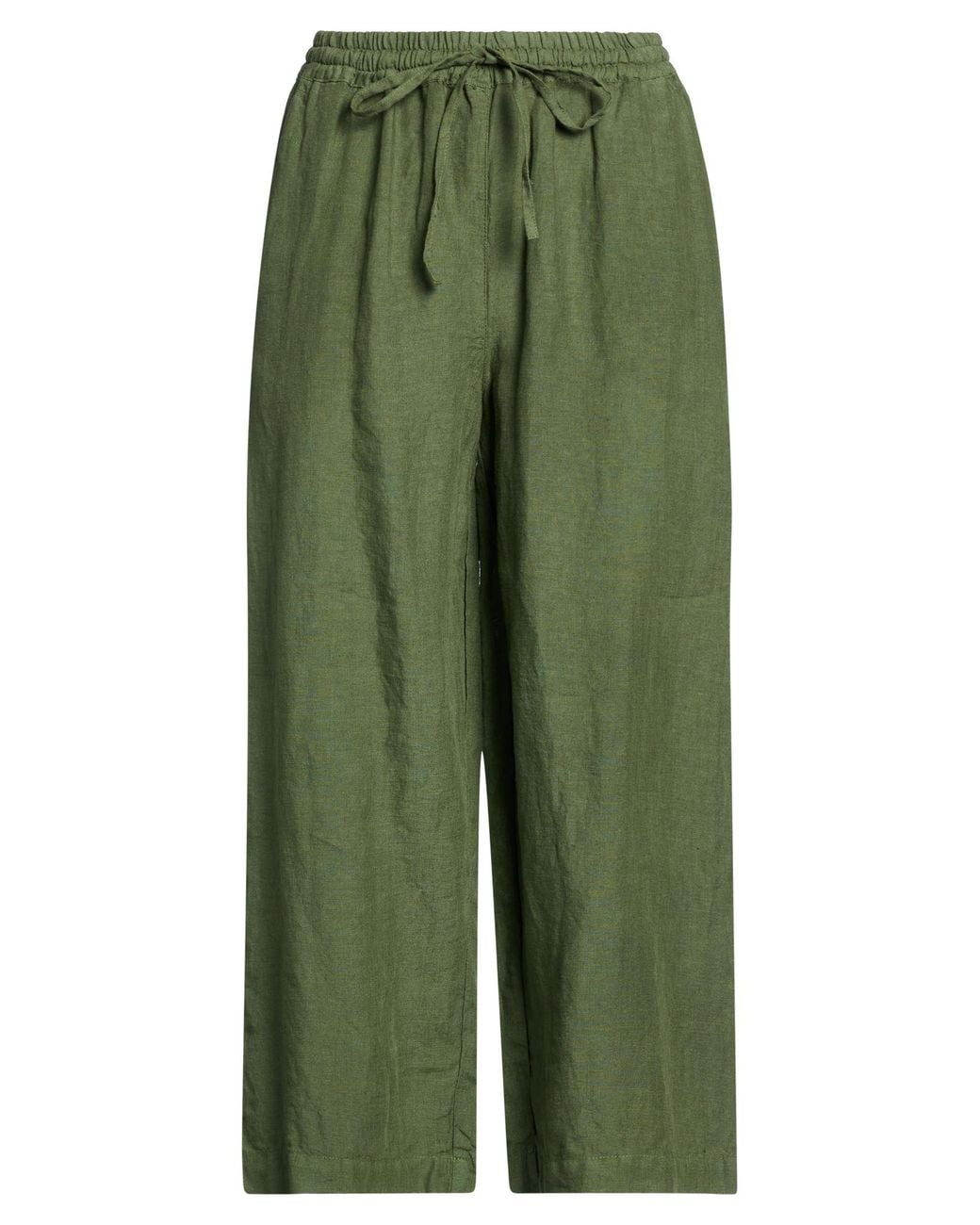 120% Lino Green Trouser