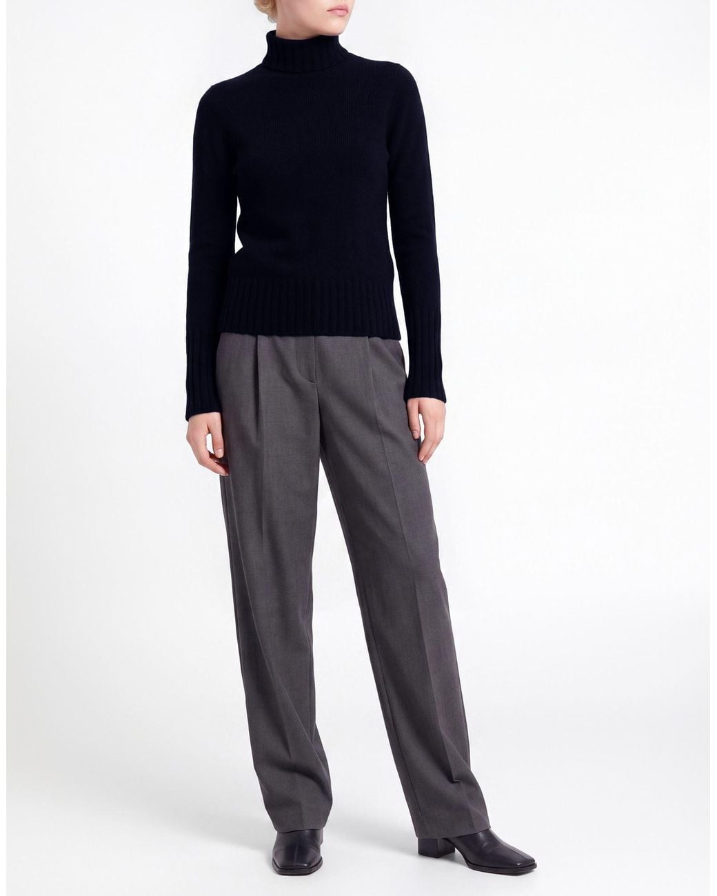 Drumohr Blue Turtleneck