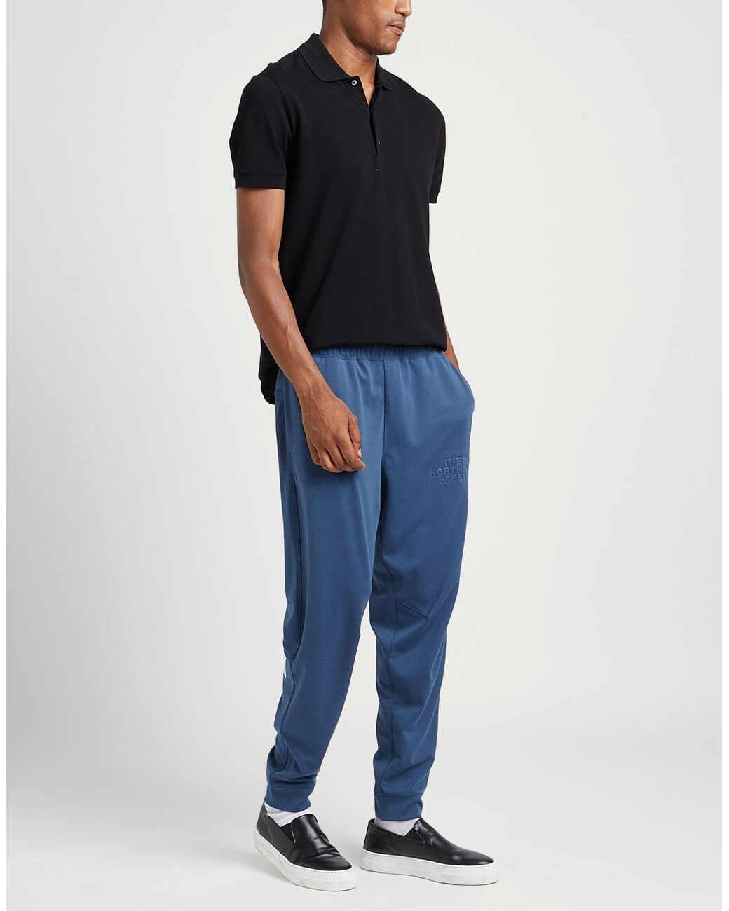 The North Face Blue Pants Polyester, Viscose, Elastane for men