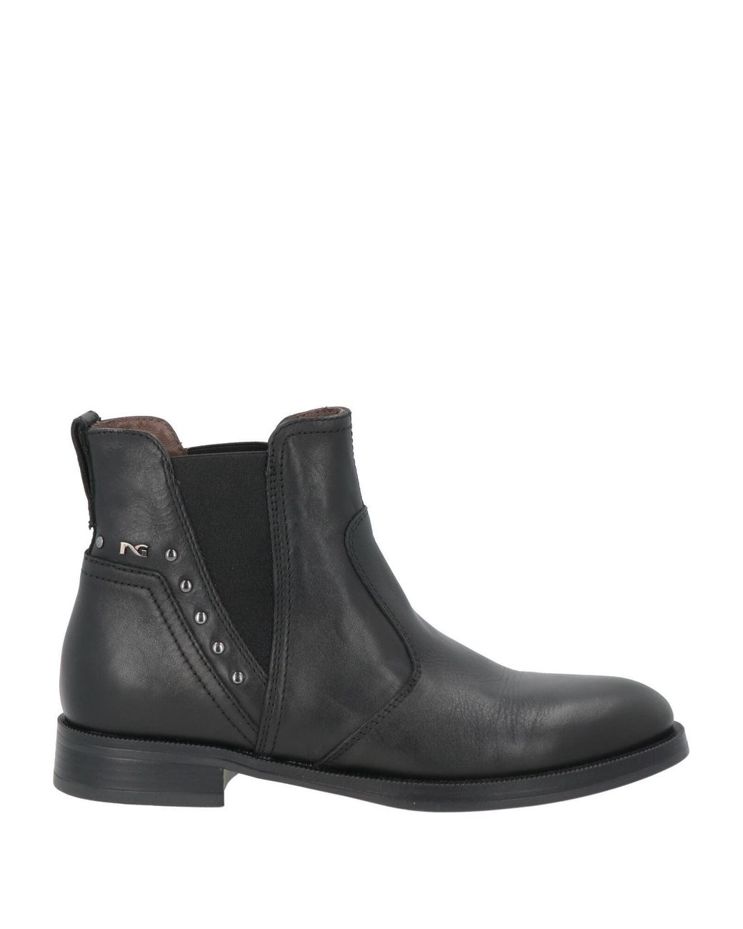 Nero Giardini Black Ankle Boots Leather