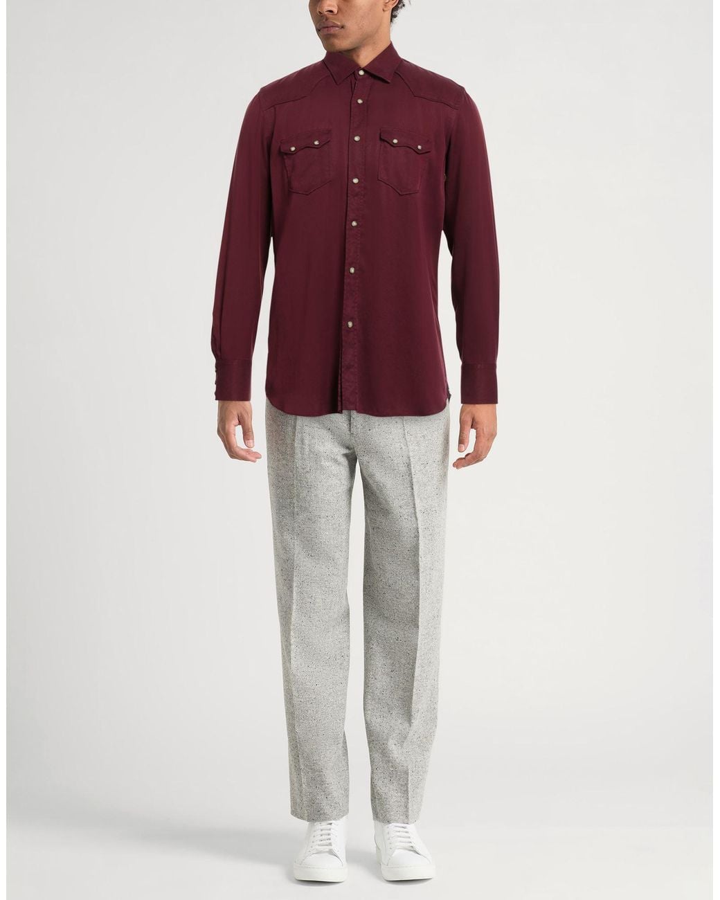 Lardini Red Shirt for men