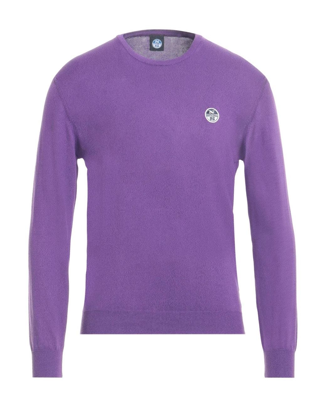 North Sails Purple Sweater Cotton for men