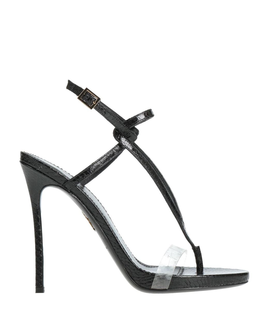 DSquared² Black Thong Sandal Leather