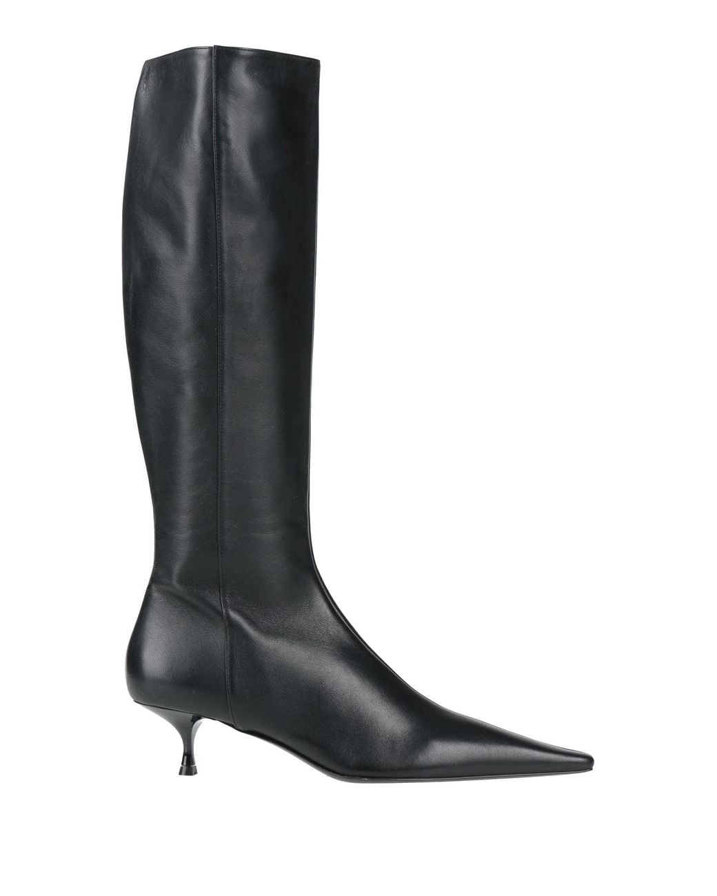 Victoria Beckham Black Boot Leather