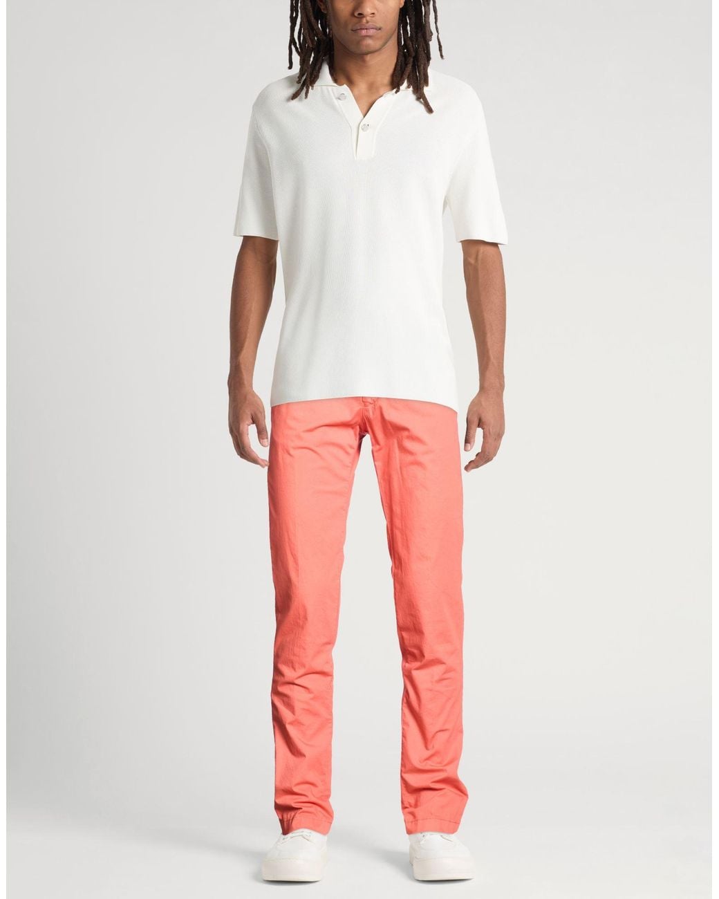 Berwich Red Pants for men