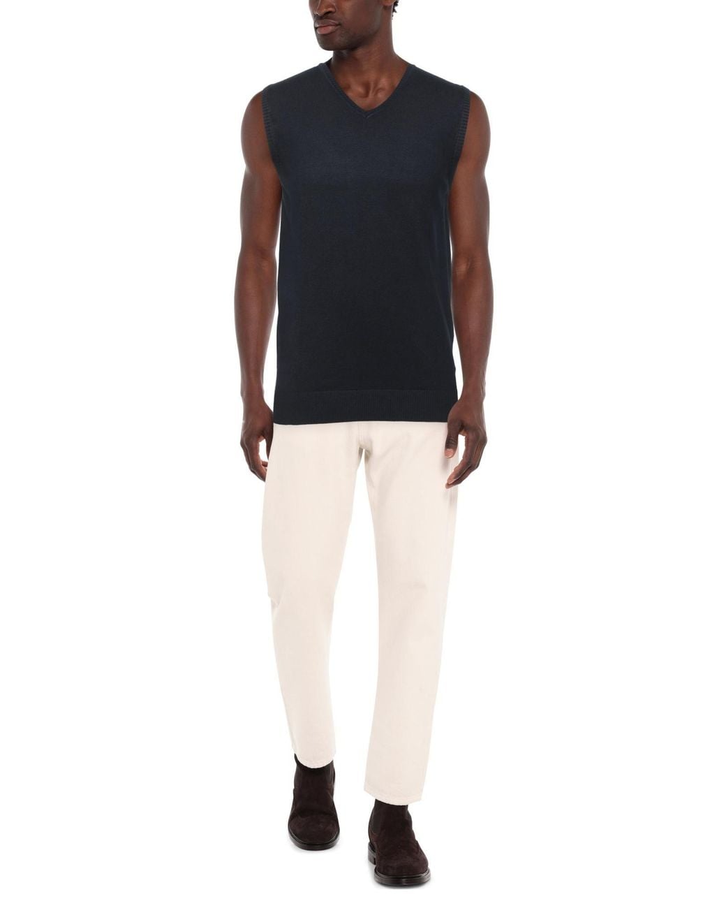 Alpha Studio Blue Sweater for men
