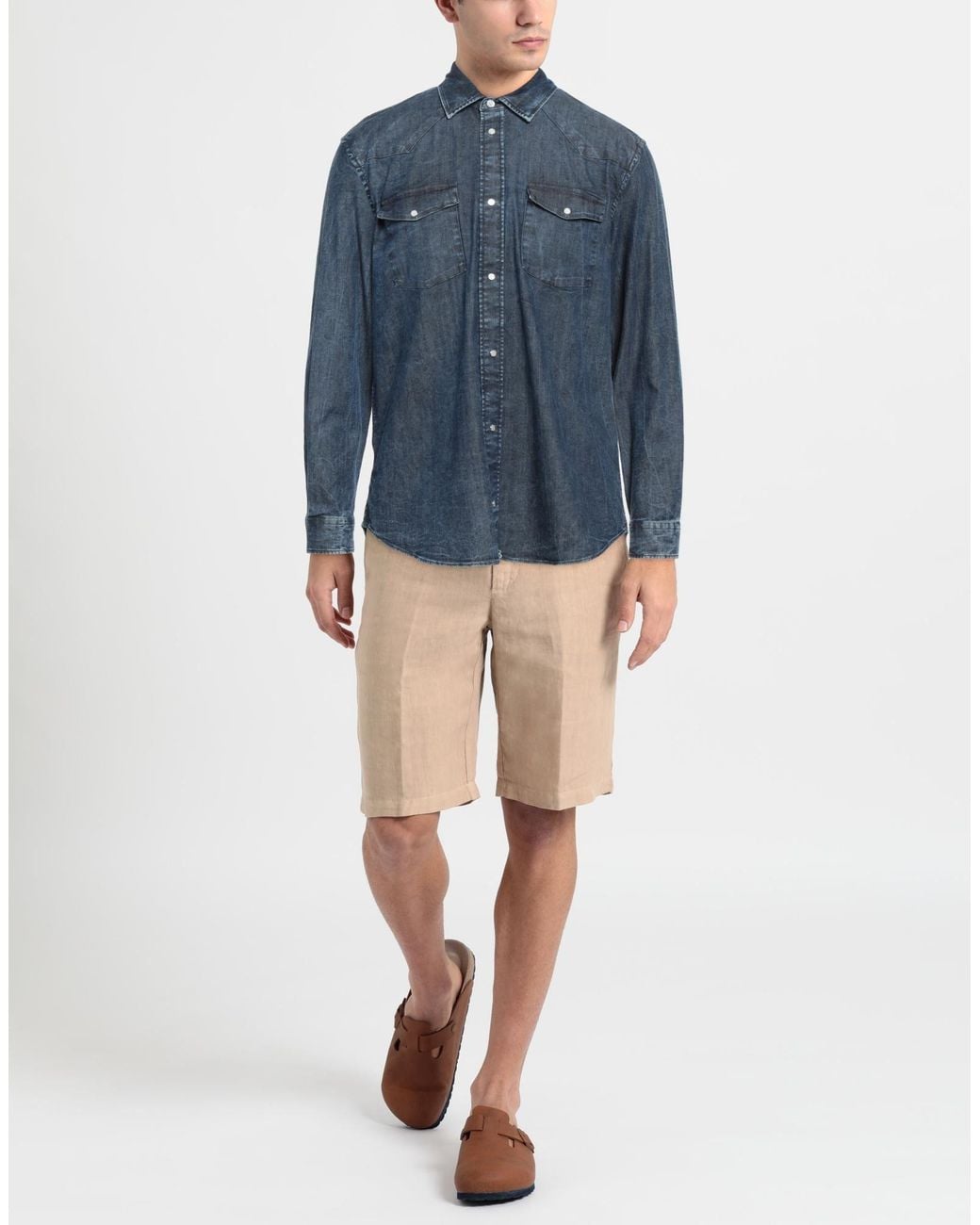 Dondup Jeanshemd in Blue für Herren