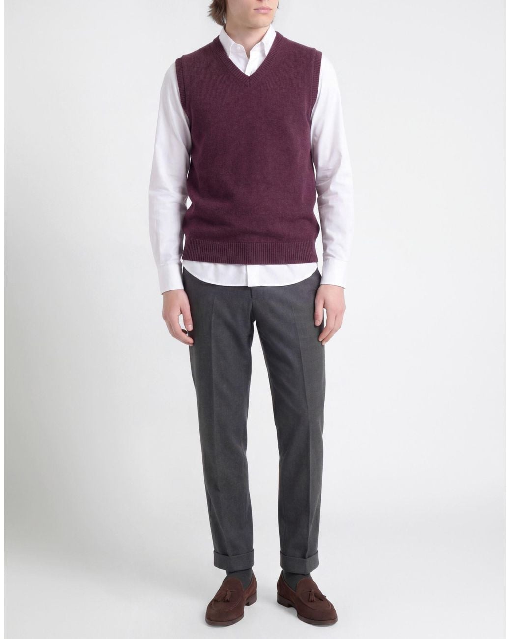 Roda Purple Sweater Wool for men