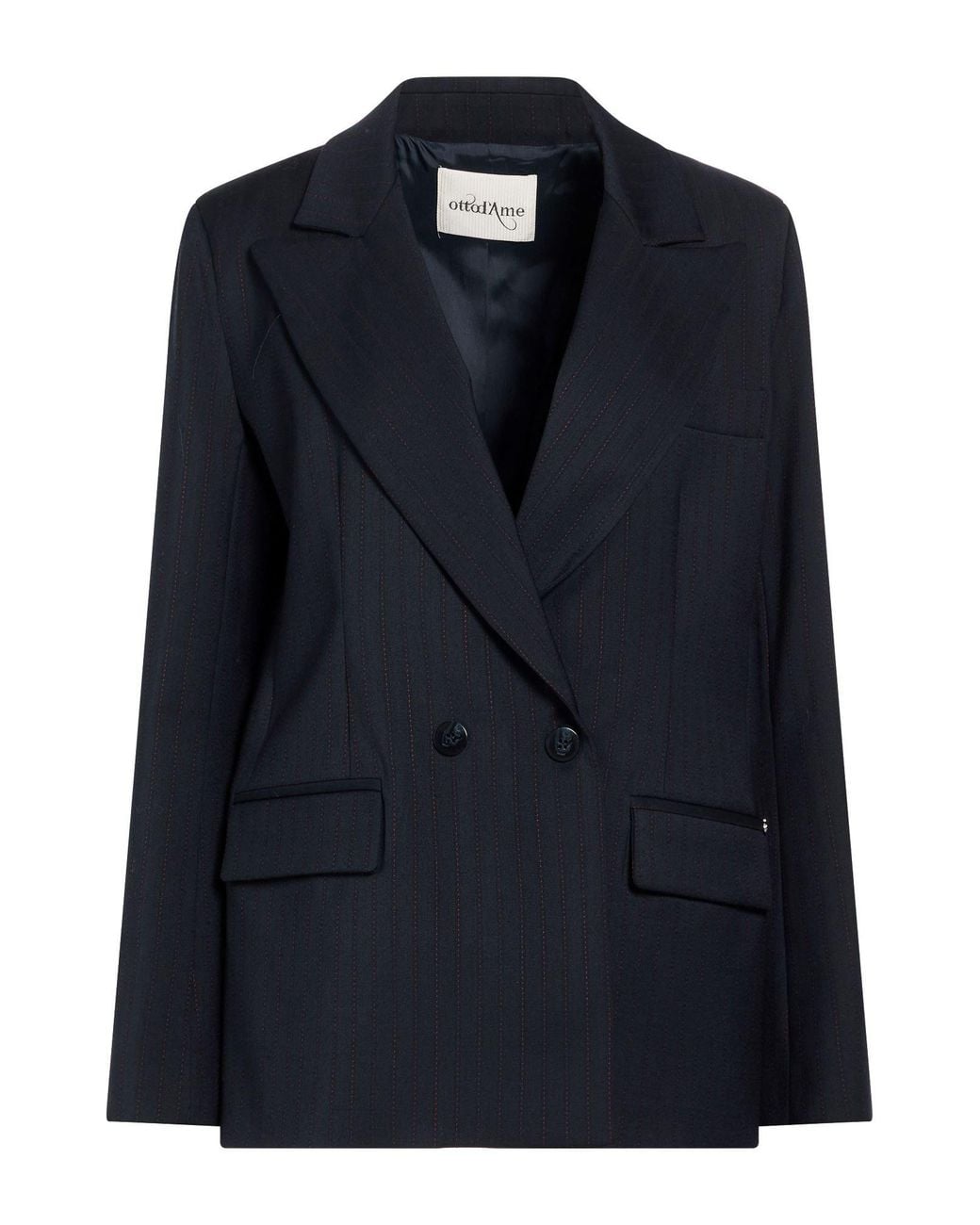 Ottod'Ame Blue Blazer Polyester, Wool, Elastane