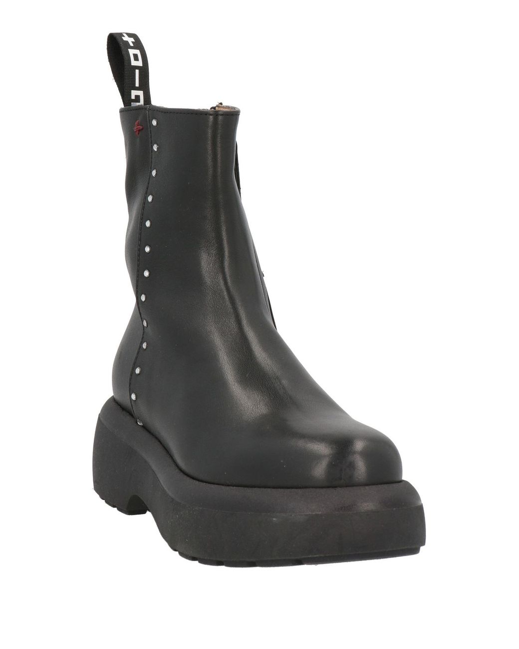 GIO+ Black Ankle Boots Leather